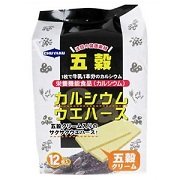 カルシウムウエハース 五穀クリーム　12枚×10袋セット