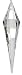 Set: Original SWAROVSKI ELEMENTS Cone 76mm Kristall Glas Zapfen - Dekorationsobjekt Fensterbehang Suncatcher