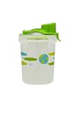 Innobaby Keepin Fresh Stainless Steel Travel Cup, 8 Ounce, Green Alligator