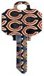 Chicago Bears Schlage SC1 House Key