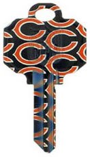 Chicago Bears Schlage SC1 House Key