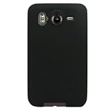 Silicone Skin BLACK Sleeve Rubber Soft Cover Case for HTC INSPIRE 4G & DESI ....
