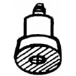 National Mfg. N225557 Door Stop Tip