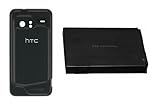 HTC Incredible Original OEM 2150 mAh Extended Battery and Black Battery Doo ....
