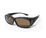 Cocoons Live Eyewear Sunglasses Mini Slim (Medium-Small) Black Frame with Polarized Amber... by 