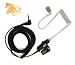 Astra T20 Surveillance Listen Only Earpiece - 3.5mm plug - 26 inch cable - Right Medium Ear Insert