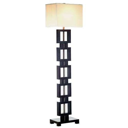 Kenroy Home Opex Floor Lamp with Black Finish