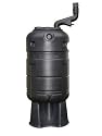 RainCatcher 215 litre water butt in black with built in diverter & stand
