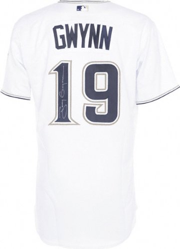 Tony Gwynn Autographed Jersey | Details: San Diego Padres, Majestic, White, Authentic