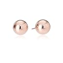 14k Rose Gold 6mm Ball Stud Earrings