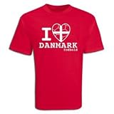 I Heart Denmark Soccer T-Shirt