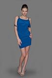 Blue Sexy Open Shoulder Dresses by eDressMe new york