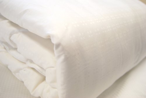 Natural Comfort Ultra Deluxe 100-Percent Natural Mulberry Silk Filled Dobby White Comforter for Winter, California-King Natural Comfort Ultra Deluxe 100-Percent Natural Mulberry Silk Filled Dobby White Comforter for Winter, California-King
