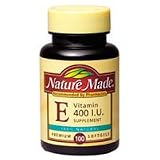 new age medicine Vitamin E 400 I.U. 100% Natural Supplement Softgels, By Pharmavite   100 Ea