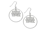 Michigan Wolverines School Charm Round Earrings