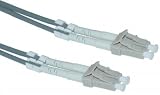 1 Meter Multi-Mode Duplex Fiber Optic Cable 50/125 LC/LC