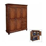 DMI748075 - Computer Armoire,Adjust. Shelf,Pull-out CD Rack,55x23x62
