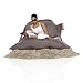 FATBOY Outdoor taupe! Kult Sitzsack für draußen, Original mit verstellbarem Gurt!