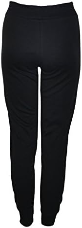 Fire Loli Women's High Waisted Brooklyn Cuffed Joggers [6103],Black,Small
