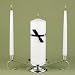 Love Links Unity Candle Set - White/ Black