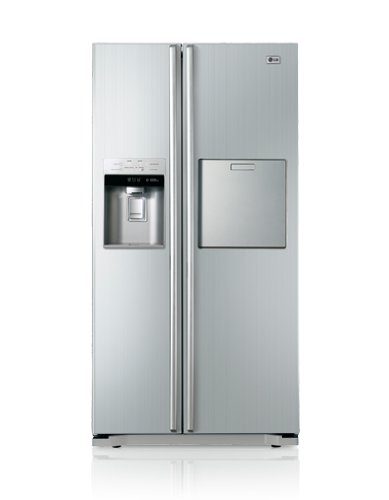 LG Electronics GW-P227BLQV Side by Side / Kühl-Gefrier-Kombi / A+ / 175.3 cm Höhe / 443 kWh/Jahr / 365 L Kühlteil / 173 L Gefrierteil / Platinum Silber / Linearkompressor