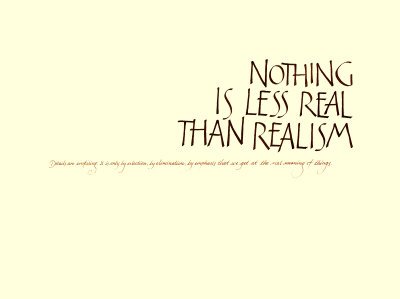 Nothing is Less Real than Realism Art Poster Print by Georgia O'Keeffe, 17x12