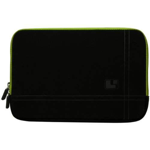 Green Trim SumacLife Microsuede Sleeve with Neoprene Bubble Padding for Asus UX52VS 15.6-inch Multimedia Ultrabook Notebook + SumacLife