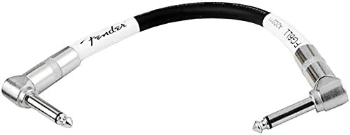 Fender Guitar Effect Patch Cable 6" Black