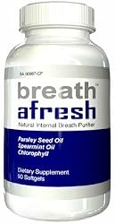 Breath Afresh - 90 Capsules Natural Internal Breath Purifier Bad Breath