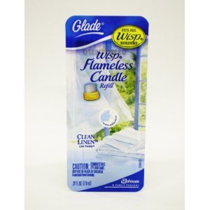 Glade Wisp Fragrancer Refills, Clean Linen [BULK 6 PACK]
