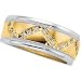 14K Two Tone Gold Diamond Duo Ring (0.20 ctw, G-H, SI1)