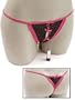 Buzz, wireless vibrating panty polka dot w/ribbons o/s