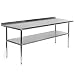 GRIDMANN NSF Stainless Steel Commercial Kitchen Prep & Work Table w/Backsplash - 72 in. x 24 in.