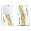 Double Helix Orange Design Skin Decal Sticker for Apple iPod video 30GB/ 60GB/ 80GB Player