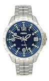 Fossil Sport Date Bracelet Blue Dial Men's Watch #AM4276