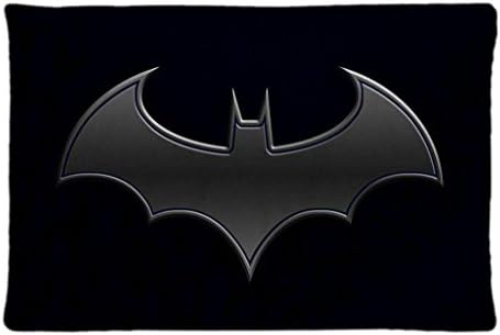 Batman Logo Custom zipper Pillow Cushion Pillowcase 20 * 30-inch side