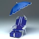Beach Baby Chair with Umbrella - Purple