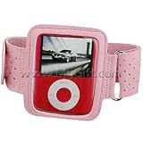 Pink Color Apple iPod nano 3G (3rd Generation) 4GB/ 8GB Adjustable Armband Carrying Case