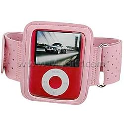 Pink Color Apple iPod nano 3G (3rd Generation) 4GB/ 8GB Adjustable Armband Carrying Case