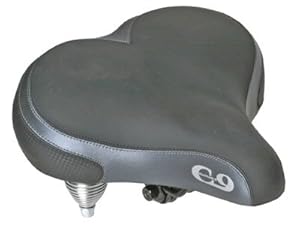 Sunlite Cloud-9 Bicycle Suspension Cruiser Saddle, Cruiser Gel, Tri-color Black
