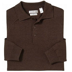Childrens Toyshop  Apparel : Tehama Mens Long Sleeve Melange Sweater Polos