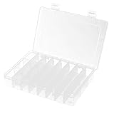 uxcell ストレージボックス　パーツボックス　クリア　プラスチック