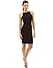 PattyBoutik Women's Crewneck Sleeveless Ribbed Dress