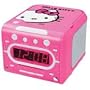 HELLO KITTY KT2053 AM/FM Stereo Alarm Clock Radio with Top Loading CD Player