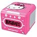 HELLO KITTY KT2053 AM/FM Stereo Alarm Clock Radio with Top Loading CD Player