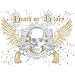 Death Or Glory~skull Adult T-Shirt
