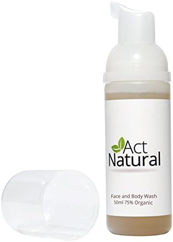 Acne Face And Body Wash - 100% All Natural and 75% Organic Cleanser By Act Natural Acne Treatment System Fights Acne Breakouts and Aids in Preventing Future Acne While Nourishing Skin to Reduce Acne Blemishes and Scars