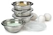 8 Piece Stainless Steel Prep Bowls Set with Lids