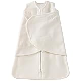 HALO SleepSack Micro-Fleece Swaddle, Cream, Small