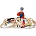 Deluxe Wooden Railway Set by Melissa & Doug